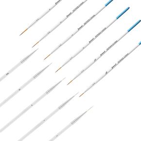11 PCS Liner Brushes,Line Brush Set Liner Brushes for Painting, Flexible Detail Paintbrushes for Watercolor, Acrylic, Miniature Art and Model Painting, Professional Use in Kuwait