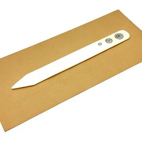 أداة حرفية لمجلد العظام لصنع الحرف اليدوية - مجلد عظمة للطي والتجعيد والحرف الورقية الورقية وصياغة وصقل الجلود بنفسك - أداة عظمة أصلية بحجم كبير 8 بوصة in Kuwait