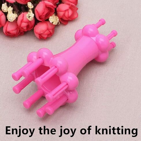 متماسكة بكرة المنوال مجموعة الحياكة بكرة إبرة هوك الأوشحة الأشرطة صنع أداة للحرف اليدوية in Kuwait