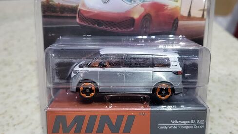 Mini GT Chase Volkswagen ID. Buzz Candy White/Energetic Orange MGT01061 in Saudi Arabia