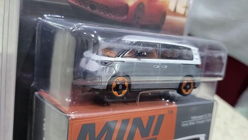 Mini GT Chase Volkswagen ID. Buzz Candy White/Energetic Orange MGT01061 in Saudi Arabia