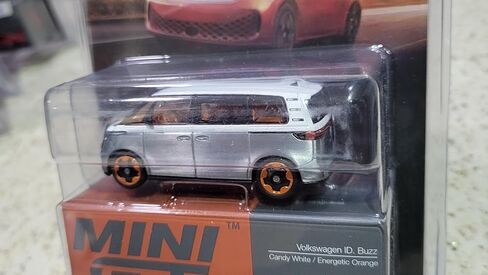 Mini GT Chase Volkswagen ID. Buzz Candy White/Energetic Orange MGT01061 in Saudi Arabia