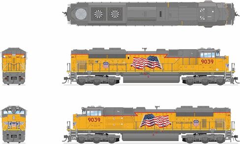 Broadway Limited 9773 EMD SD70ACe, UP 9054, Building America Scheme, Paragon4 Sound/DC/DCC, w/Smoke, HO Scale in Saudi Arabia