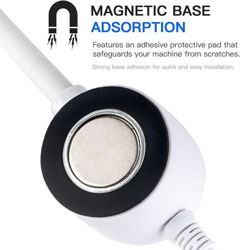 Sewing Machine Positioning Light with 360° Flexible Arm & Magnetic Base - Adjustable Alignment Guide for Heat Press, DIY Crafts, Quilting & Stitching, Hands-Free Portable Vision Guide Tool in Saudi Arabia