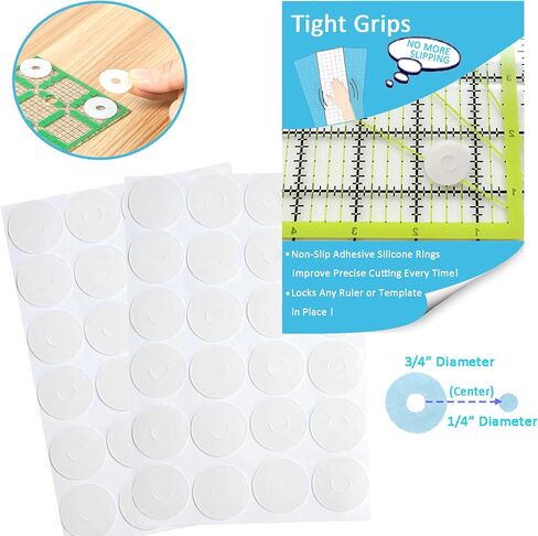 Storage Rack for Quilting Rulers and Non-Slip Grip Rings for Quilting Templates Kit, 12 Slots Ruler Holder Organizer (1Set-Purple) in Saudi Arabia