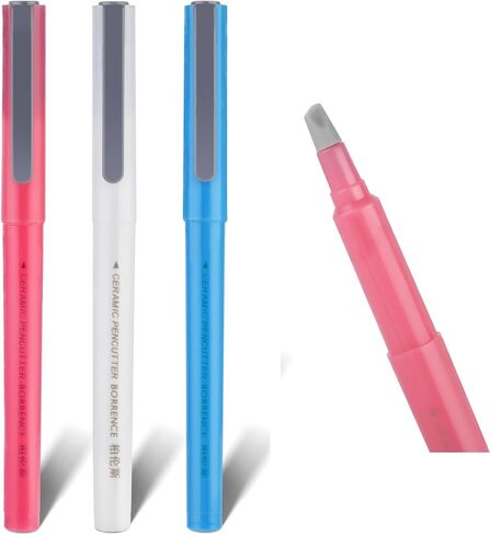 3Pcs DIY Diamond Paint Parchment Paper Cutter Precision Craft Ceramic Blade Pen Perfectly Painting with Diamonds Tools Accessories for School and Home in Kuwait