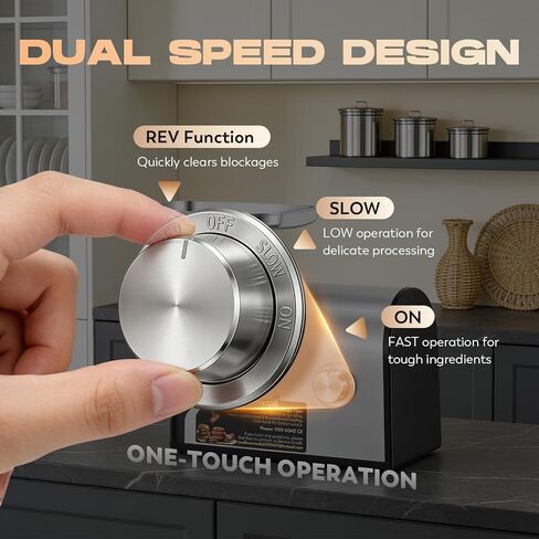 CGOLDENWALL Electric Meat Grinder & Sausage Stuffer, 480lbs/H Heavy Duty Meat Mincer with Speed Settings, 2 Stainless Steel Blades, 3 Grinding Plates, #10 Ideal for Deer Processing, Pet Food Grinding in Kuwait