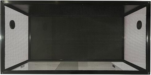 120 Gallon Bearded Dragon Tank,4x2x2 FT Reptile Terrariums,Front Opening Glass Enclosure for Lizard Chameleon Snake,Tropical Rainforest Habitat with Screen Ventilation Top in Kuwait