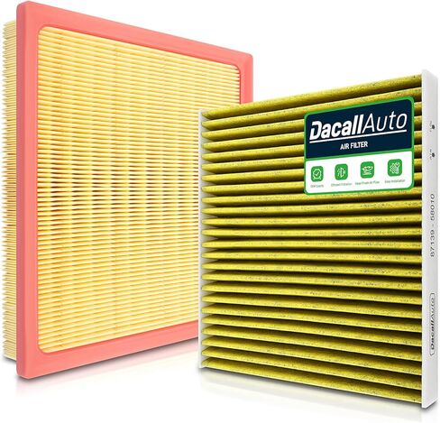 Engine & Cabin Air Filter Set for Subaru Ascent (2019-2025), for Impreza(2017-2025), for Crosstrek(2018-2025), for Outback(2020-2025), for Legacy (2020-2025); Replace 72880-FL500, 16546-AA16A in Saudi Arabia