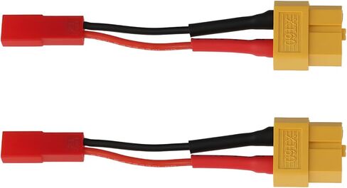 2Pcs XT60 Female to JST Male Adapter 50mm 24AWG for Remote Control Models Drone Models in Saudi Arabia
