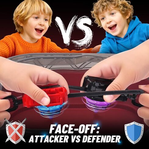 X Battling Stadium Only, Spinning Tops Battle Arena with Acceleration Track & Anti-Fly Roof, Durable ABS Construction, Compatible with X Spinning Top Toys Gift for Boys Girls 6+ in Saudi Arabia