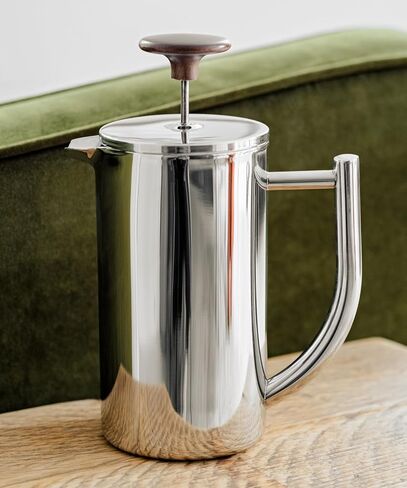 ماكينة صنع القهوة الفرنسية بالضغط آكي - كافيتيير معزول ممتاز - 3 أكواب، 24 أونصة / 680 مل (ستانلس ستيل، لمسة نهائية مرآة) in Kuwait