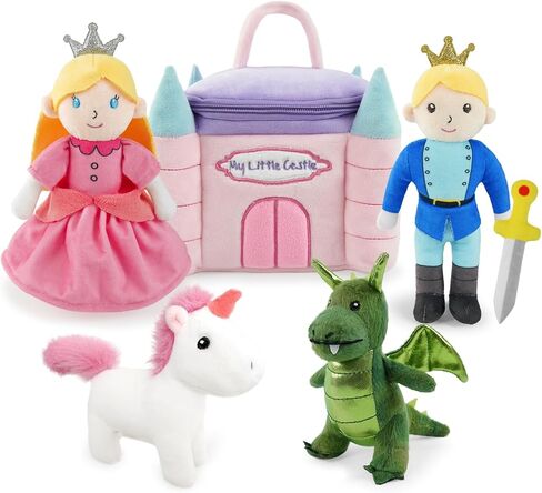Stuffed Plush Chef Kit for Baby Toddler, 6-Piece My Little Playset, Sensory Pretend Play Toy with Food Truck/Cat Chef/Spatula, Boy Girl Infant Newborn Gifts in Saudi Arabia