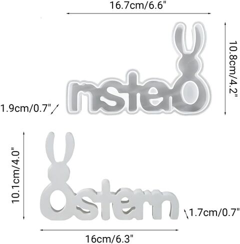 Easter Silicone Casting Moulds,DIY Crafts Plaster Molds for DIY Candles,Crafts,Soap Wax,Easters Decoration in Saudi Arabia