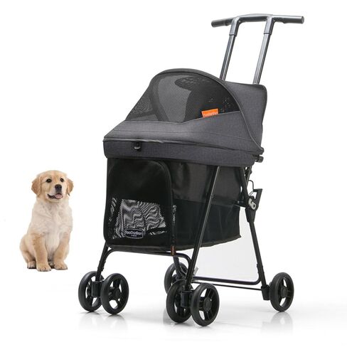 Pet Stroller for Small Cats and Dogs Folding 3 in 1 Strolling Cart 4 Wheels Travel Jogging Trolley Lightweight Portable Comfortable Outdoor Trolley,C in Saudi Arabia