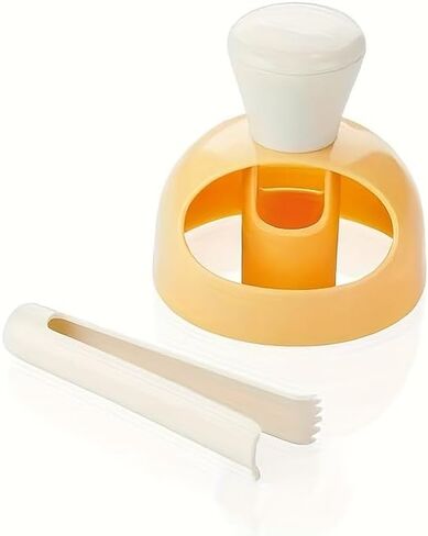 Non-Stick Easy Donut Making Kit | PP Plastic Cutter and Dipping Tongs, Suitable for Home Baking in Saudi Arabia