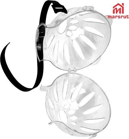 Cat Transparent Muzzle for Grooming, Bathing, Nail Trimming Shaving, Pet Anti-bite Astronaut Helmet, Help for Aggressive Kitten, Anti-Lick, Biting, Chewing, Breathable & Adjustable Ball Mask in Saudi Arabia