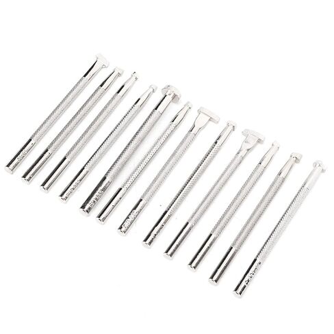 Yctze 12PCS Leather Engraving & Embossing Tools for Crafting - Versatile Stamping Patterns for DIY Leatherwork in Saudi Arabia