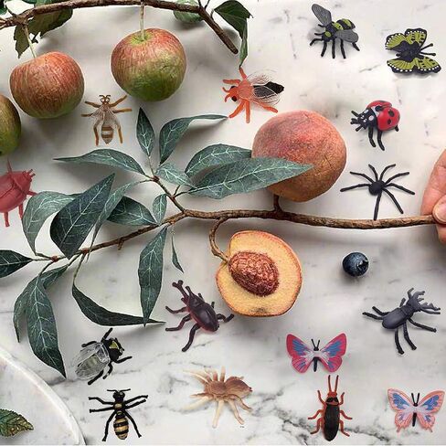 102 Pack Mini Bug Toys, Realistic Insect Toys Figures for Kids,Fake Plastic Bugs for Education Themed Insect Party, Classroom Reward, Gardening Decoration in Saudi Arabia