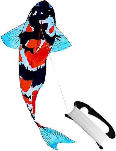 Large Koi Fish Kite Big Classical Easy to Use Versatile Classic Giant Carp Kite Koi Windsock for Outdoor Grasslands Beginner in Saudi Arabia