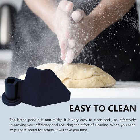 2 Pcs Bread Maker Paddle, Stainless Steel D Port Bread Machine Paddle Non-stick Mixing Kneading Blade Replacement for Most Breadmaker Machine Replacement Part in Kuwait