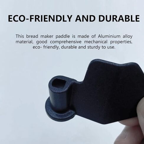 2 Pcs Bread Maker Paddle, Stainless Steel D Port Bread Machine Paddle Non-stick Mixing Kneading Blade Replacement for Most Breadmaker Machine Replacement Part in Kuwait