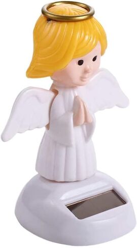 1Pc Solar Powered Dancing Toys,Angel Solar Dancing Figures,Solar Powered Shaking Hand Doll Toys,for Car Decoration Window Car Dashboard Automotive Interior Accessorie Solar Power Kits in Saudi Arabia
