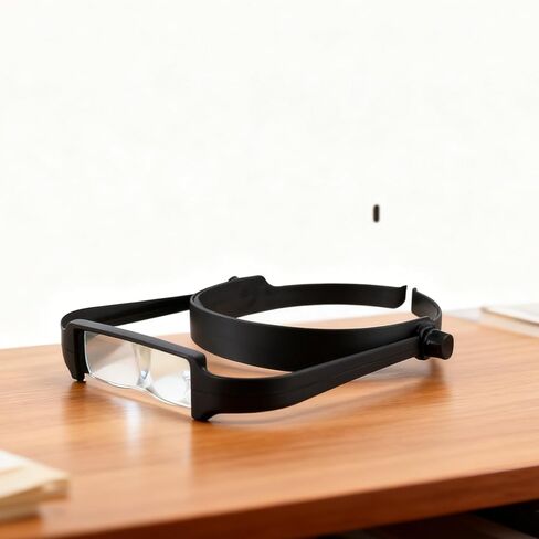 Headband Magnifier | Magnifying Headset with 1.6X-3.5X Lenses、Professional Head-Mounted Magnifier, Hands-Free Adjustable Head Magnifier for Jewelry Making, Watch Repair, Reading & Detailed Hobbies in Saudi Arabia