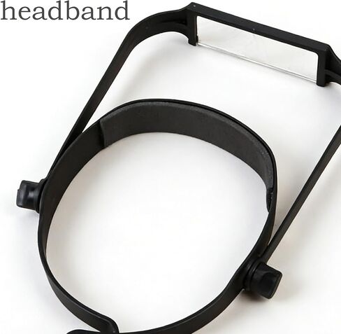 Headband Magnifier | Magnifying Headset with 1.6X-3.5X Lenses、Professional Head-Mounted Magnifier, Hands-Free Adjustable Head Magnifier for Jewelry Making, Watch Repair, Reading & Detailed Hobbies in Saudi Arabia