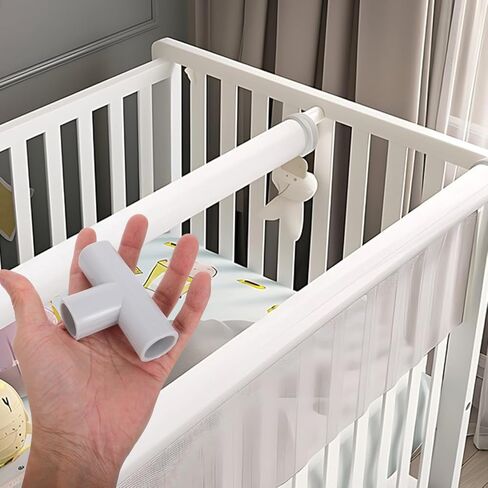6pcs Playpen Pipe Connector Accessories Toddler Playing Yard Playpen Connectors Toddler Parts Playing Yard Assembly Connectors in Saudi Arabia