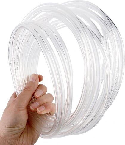 Aquarium CO2 Proof Tubing Flexible Kink-Resistant PU Tube 3/16" (16.4ft), Clear in Saudi Arabia