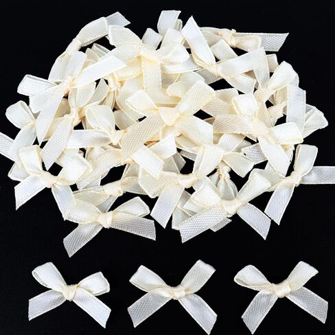 50Pcs 1Inch Mini Ribbon Red Bows for Crafts Gift Wrapping, Small Tiny Gift Premade Bow Decor for Women Hair Clip Party Bags Cake, Ribbon Bow for Valentine New Year Thanksgiving Birthday in Saudi Arabia