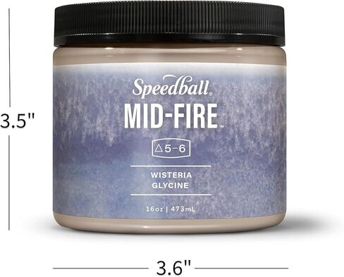 Speedball Mid-Fire Glaze, Vanilla Flux, 1-Pint in Saudi Arabia