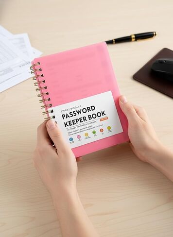 A6 Ruled Notebook - Compact Travel Journal for School, Business & Daily Use, Pink Paper Notebook in Saudi Arabia