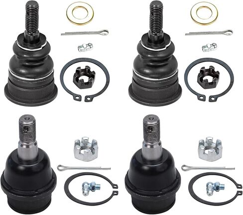 Detroit Axle - 4 مفاصل كرة أمامية للفترة 2002-2005 Ford Explorer Mercury Mountaineer Lincoln Aviator 2003 2004 Upper Lower Ball Combisions in Saudi Arabia