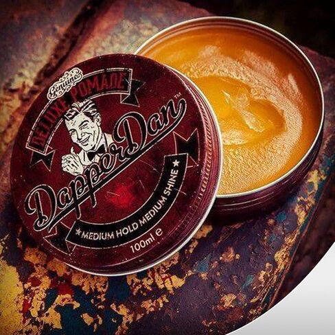 Dapper Dan Deluxe Pomade, Medium Hold Medium Shine Hair Pomade for Men, Versatile and Flexible Water Based Pomade, for a Professional Look, 1 x 50ml in Saudi Arabia