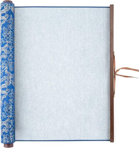 Magic Canvas Paint with Water – Reusable Calligraphy Cloth for Adults, Mess-Free Chinese Calligraphy Practice Set with Traditional Brocade Design, No Ink Needed(RED) in Saudi Arabia