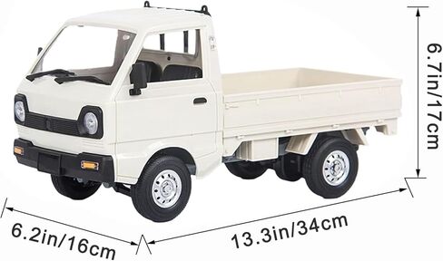 D12 RC Pickup Truck 1/10 Scale Racing Drift Cars RC Vehicle Climbing Car for Adults, Throttle & Steering Control Cargo Truck Van Toy with Led Lights in Saudi Arabia