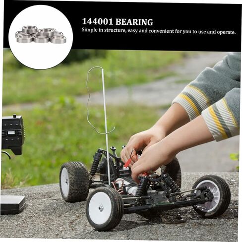 Zerodeko 10 قطعة محامل الصلب لسيارات Rc قطع غيار معدنية سيارات لعبة اكسسوارات للنماذج سهلة التركيب والأداء in Kuwait