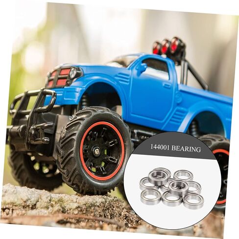 Zerodeko 10 قطعة محامل الصلب لسيارات Rc قطع غيار معدنية سيارات لعبة اكسسوارات للنماذج سهلة التركيب والأداء in Kuwait