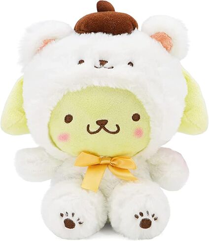 Cartoon Kawaii White Bear Cross-Dressing Series Plush,Soft Plush Doll Cute Soft Toys, Plush Pillow Stuffed Animals Toy Birthday Gifts for Girls Kids (White) in Saudi Arabia