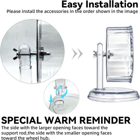 Silent Hamster Exercise Wheel,9.5 Inch Quiet Spinner Syrian Hamster Running Wheel,Silent Wheels with Anti-Skid & Adjustable Stand for Gerbils, Rats, or Other Small Pets,Transparent in Saudi Arabia