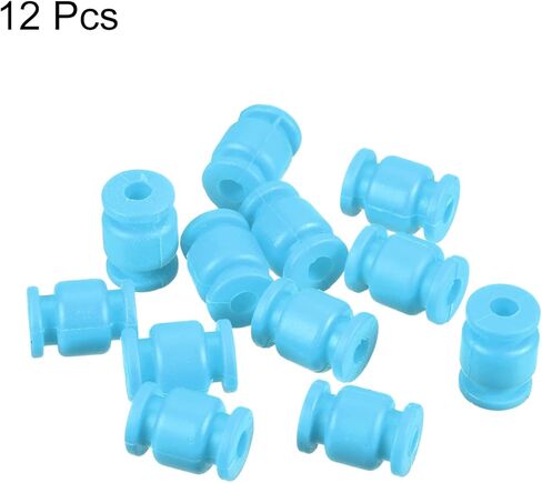 MECCANIXITY كرات مطاطية مضادة للاهتزاز وممتصة للصدمات M3.5x13mm لحامل الكاميرا RC Quadcopter FPV Gimbal (أزرق/عبوة من 12) in Kuwait