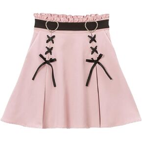 Fashion Y2K Kawaii Mini Short Goth High مخصر كشكش تنورة على شكل حرف A in Kuwait