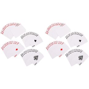 Didiseaon 2 Sets Sublimation Blank Poker Cards, White Heat Transfer Paper Gaming Deck Kit, DIY Printable Playing Card for Family Party Activity in Saudi Arabia