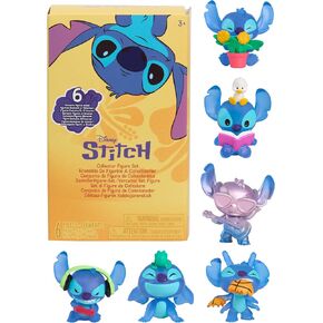 Disney Stitch That’s So Stitch Collector Figure Pack, 6 Exclusive 2-inch Collectible Figurines, Toy for Fans, Boys, Girls, Kids Ages 3 and Up by Just Play in Kuwait