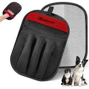 Pet Hair Removal Glove for Cats & Dogs, Upgraded Five-Finger Electrostatic Pet Hair Glove, Reusable Magic Brush Pet Hair Remover Tool for Laundry, Carpet, Couch, Car Seat in Kuwait