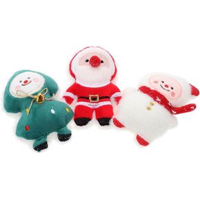 BESPORTBLE Christmas Plush Cat 3pcs Set with Bite-Resistant Kitten Molar Plush Portable Interactive Holiday Cat for Indoor Kittens in Saudi Arabia
