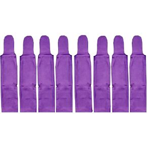 8 قطع من حقيبة عرف الحصان الأرجواني، 15.75 بوصة من البوليستر لحماية عرف الحصان، أكياس غطاء حامل حماية للتضفير والرياح، ومنع التشابك والاحتكاك والكسر in Kuwait