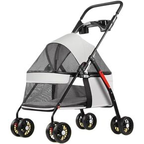 Pet Strollers Pet Stroller for Outings, Small Pull Cart, Puppy Stroller, Dog Walking Cart, Small, Lightweight, Foldable Cat Pet Stroller Medium(G,C) in Kuwait